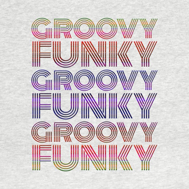 Groovy Funky Disco Colorful by HighBrowDesigns